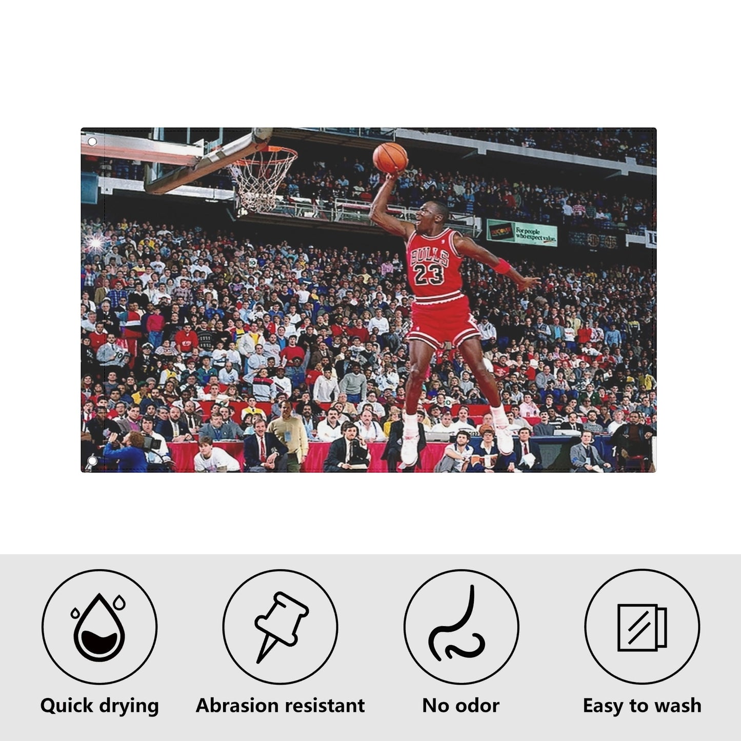 1987 Michael Jordan Flag
