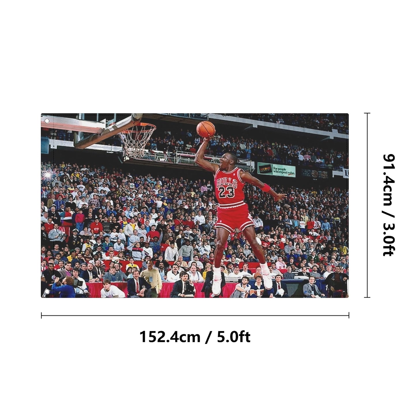 1987 Michael Jordan Flag